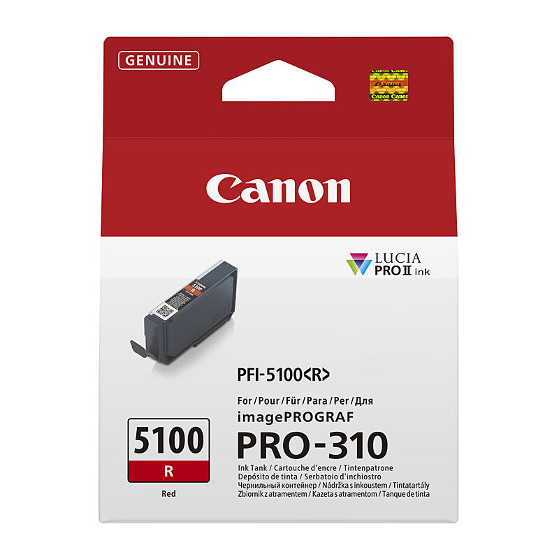 Canon PFI5100 Red Ink Cartridge
