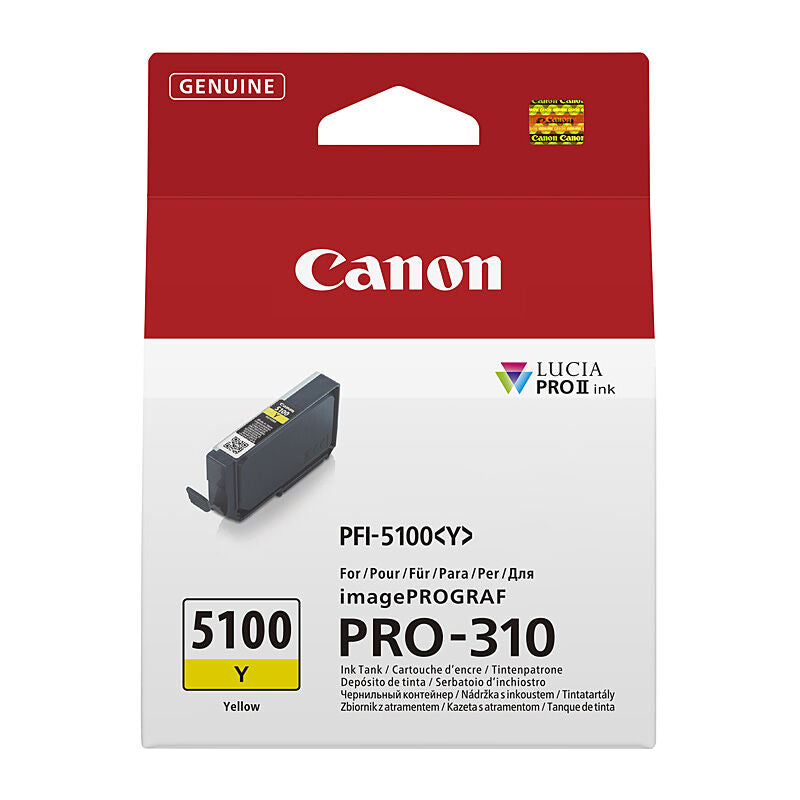 Canon PFI5100 Yellow Ink Cartridge