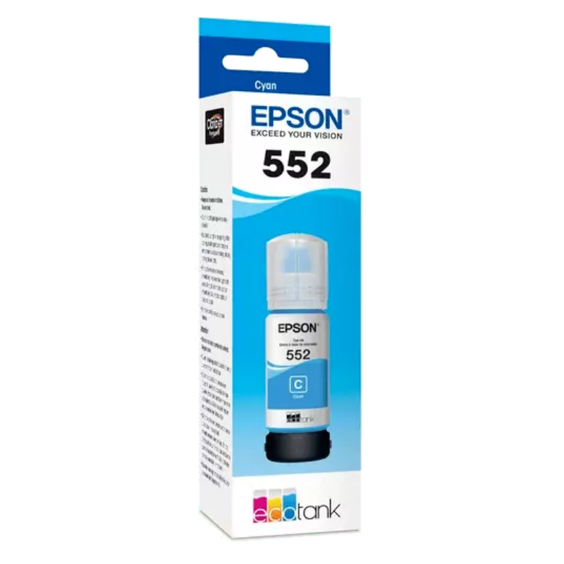 Epson T552 Cyan Eco Tank
