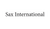 Sax International