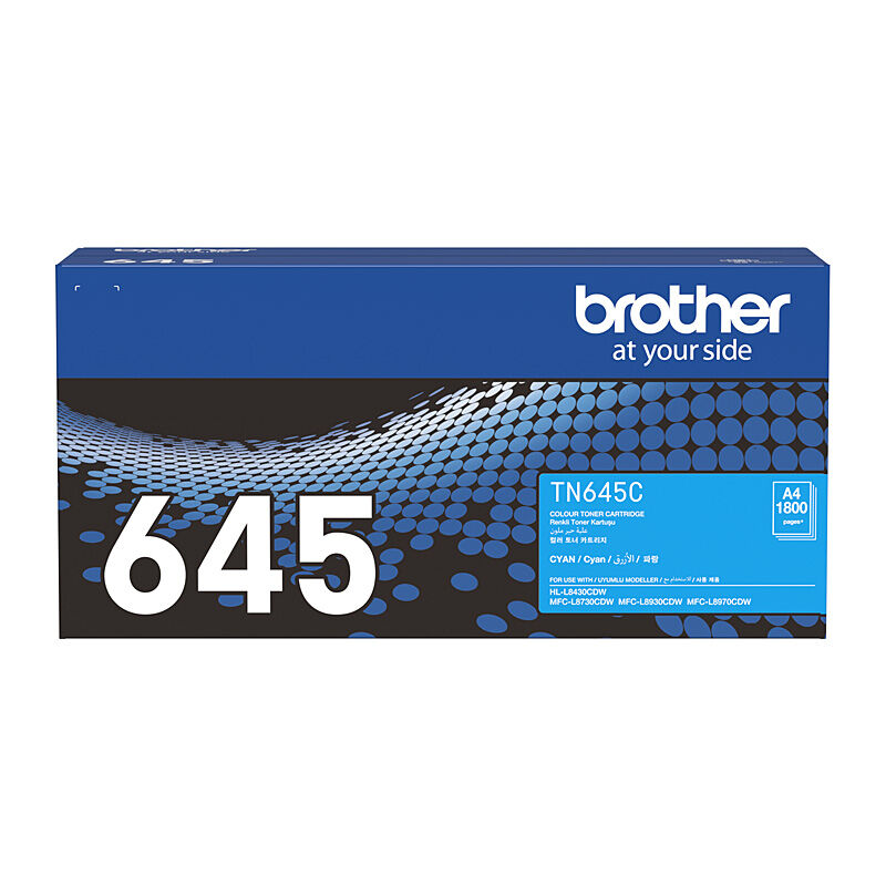 Brother TN645C Cyan Toner Cartridge