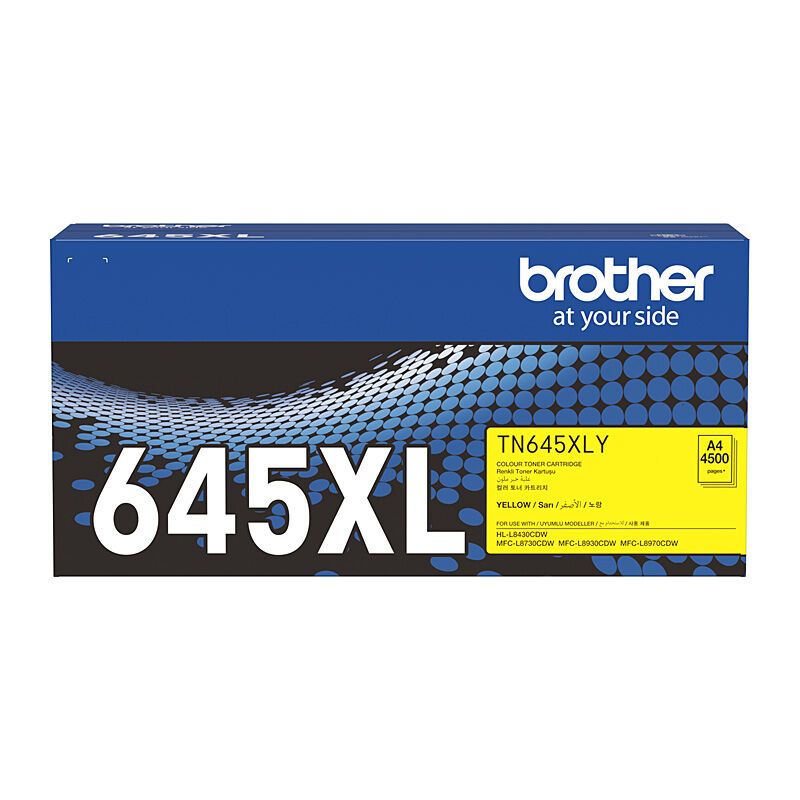 Brother TN645XLY Yellow Toner Cartridge