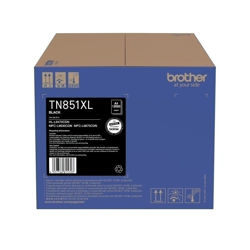 Brother TN851XL Black Toner Cartridge