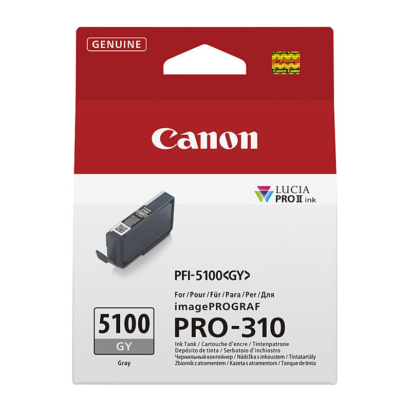 Canon PFI5100 Grey Ink Cartridge