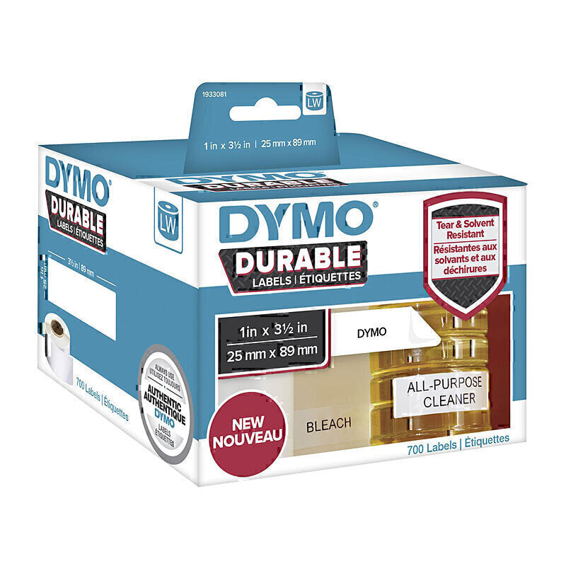 Dymo LabelWriter Durable Industrial Labels 25mm x 89mm