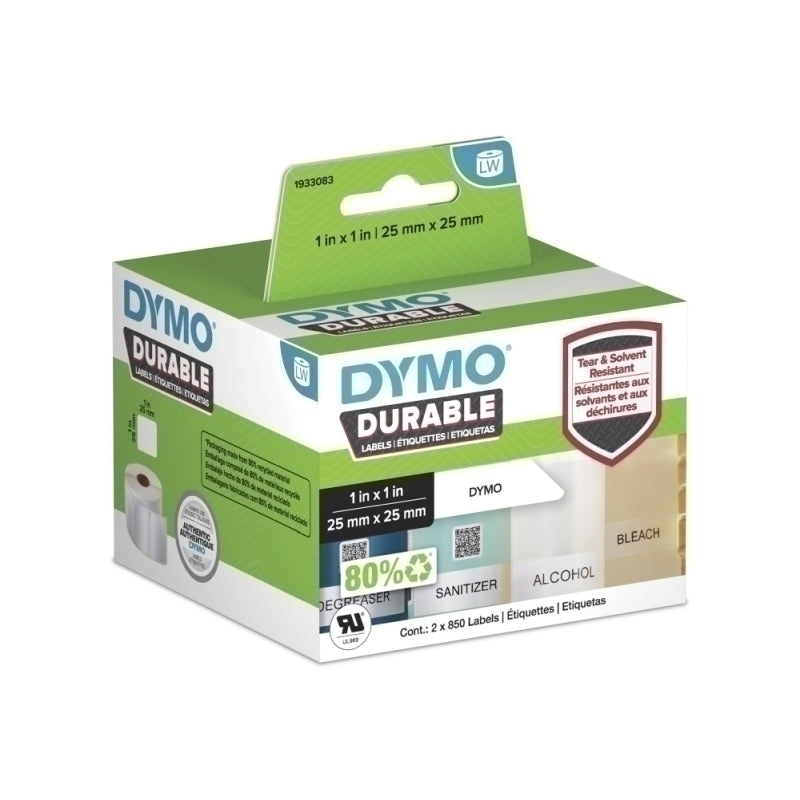 Dymo LabelWriter Durable Industrial Multi-Purpose Labels 25mm x 25mm