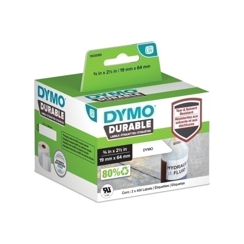 Dymo LabelWriter Durable Industrial Multi-Purpose Labels 19mm  x64mm