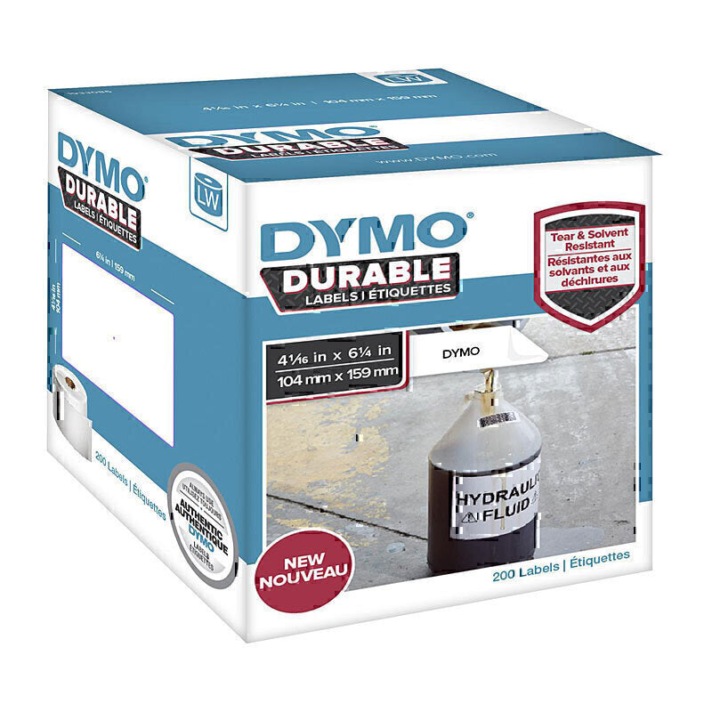 Dymo LabelWriter Durable Industrial Labels 104mm x 159mm