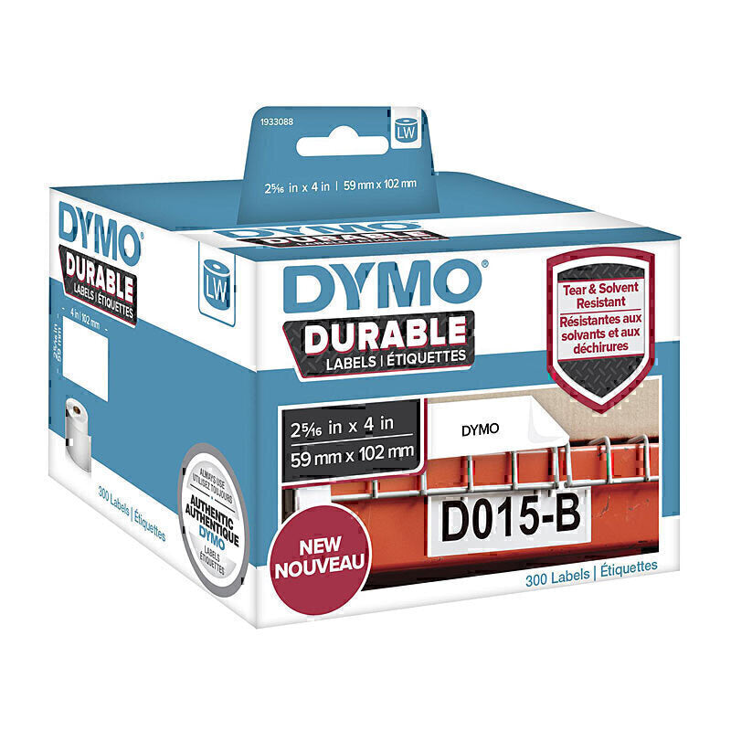 Dymo LabelWriter Durable Industrial Labels 59mm x 102mm