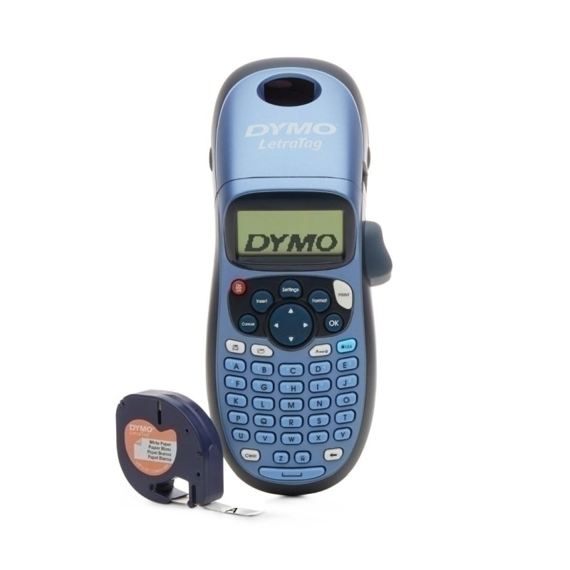 Dymo LetraTag LT-100H Handheld Label Marker Blue 