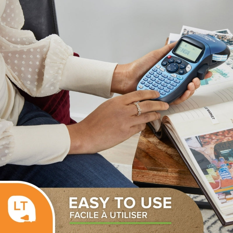 Dymo LetraTag 100H Handheld Label Marker Blue