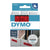 Dymo D1 Label Tape 12mm x 7m Black on Red