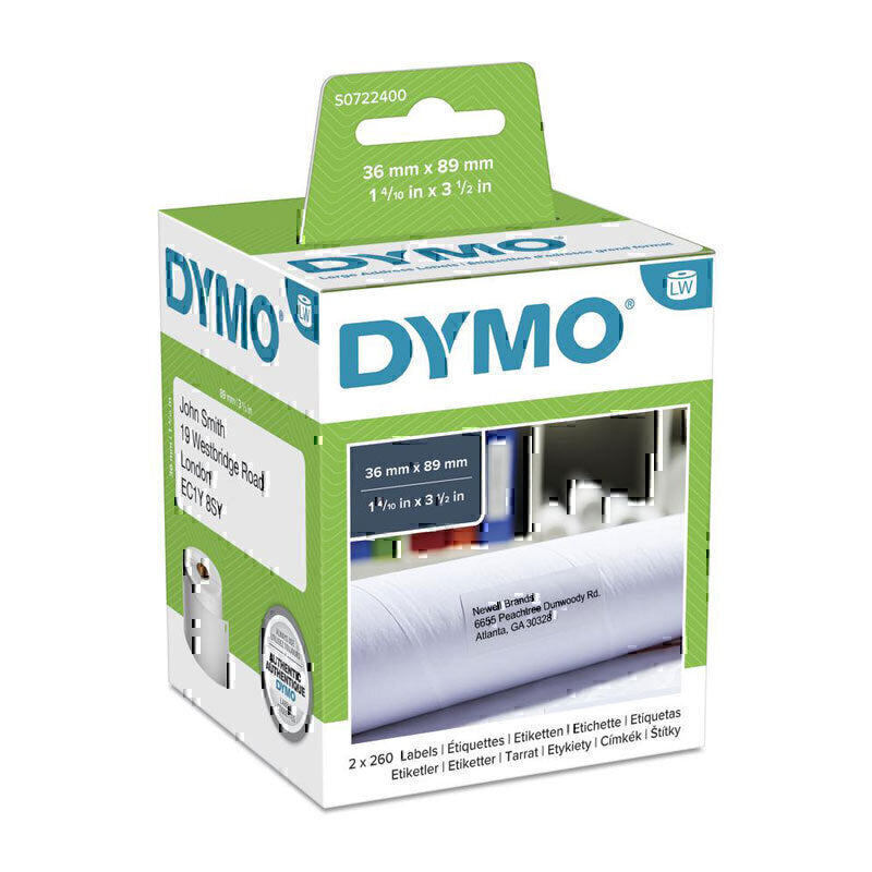 Dymo LabelWriter Address Labels 36mm x 89mm