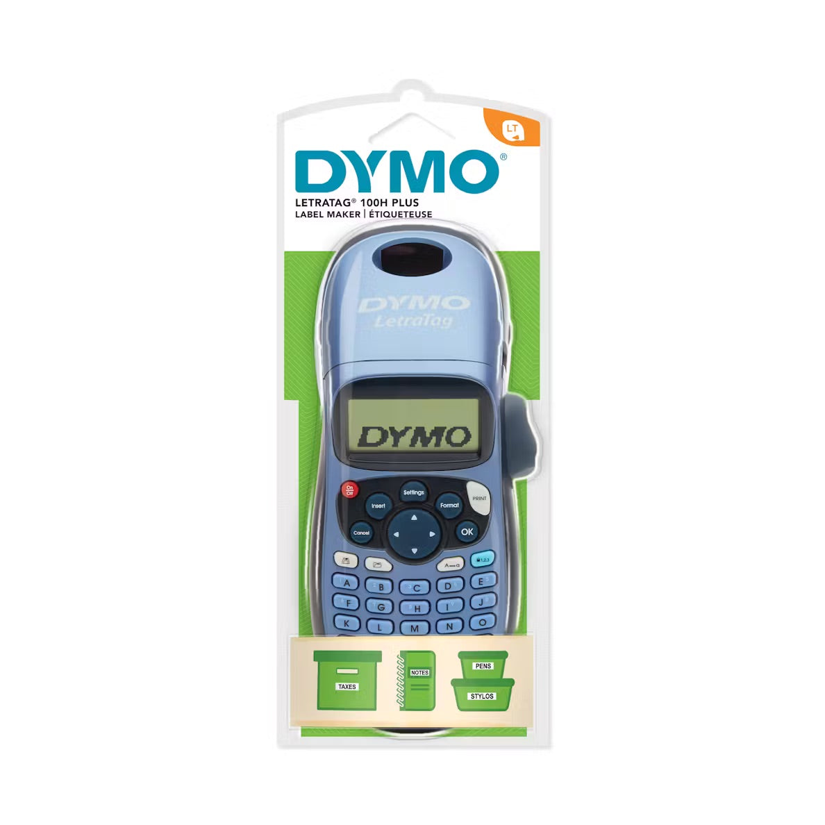 Dymo LetraTag LT-100H Handheld Label Marker Blue 