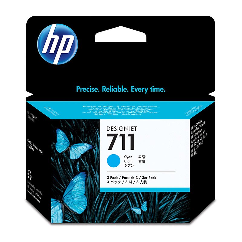 HP #711 29ml Cyan Ink Cartridge CZ130A