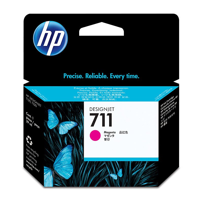 HP #711 29ml Magenta Ink Cartridge CZ131A