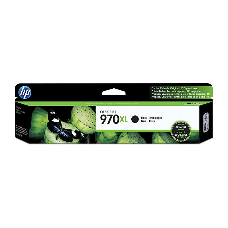HP #970XL Black Ink Cartridge CN625AA