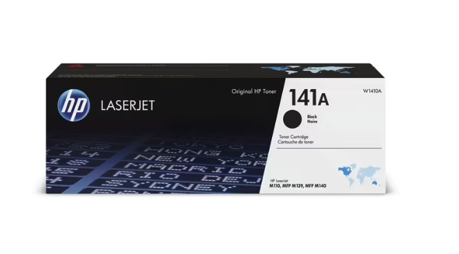 HP #141A Black Toner Cartridge W1410A