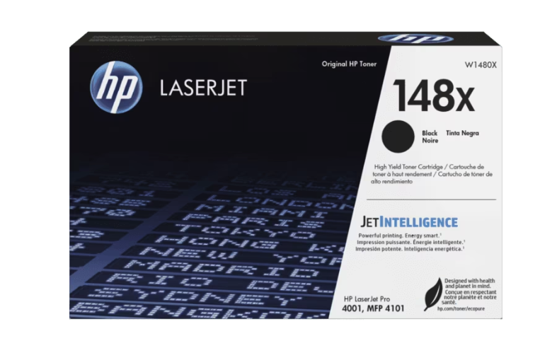 HP #148X Black Toner Cartridge W1480X