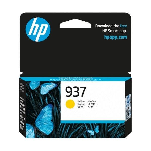 HP #937 Yellow Ink Cartridge 4S6W4NA