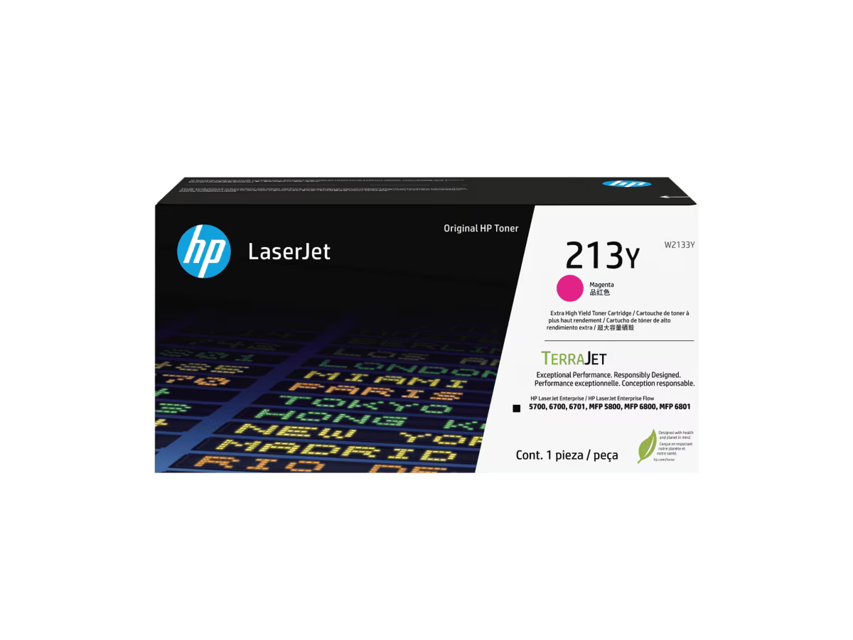 HP #213Y Magenta Toner Cartridge W2133Y