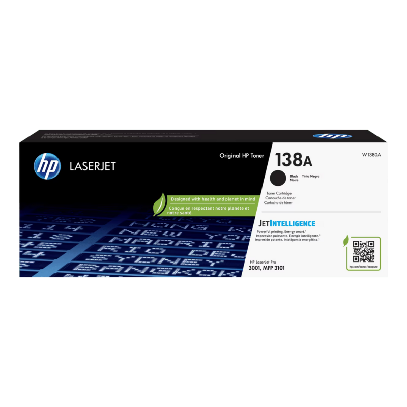 HP #138A Black Toner Cartridge W1380A