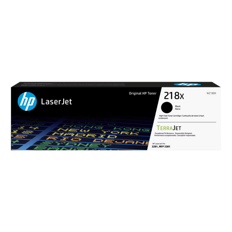 HP #218X Black Toner Cartridge W2180X