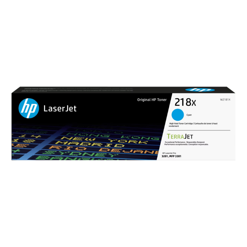 HP #218X Cyan Toner Cartridge W2181X