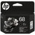 HP #68 Black Ink Cartridge 7FP21TA