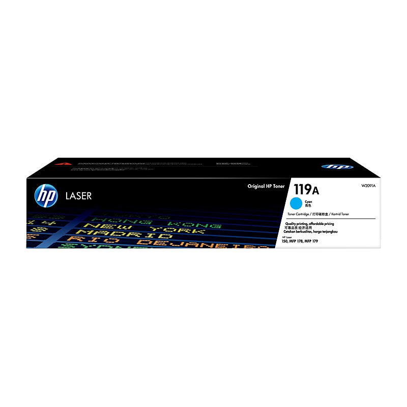 HP #119A Cyan Toner Cartridge W2091A