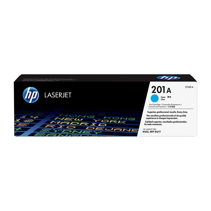 HP #201A Cyan Toner Cartridge CF401A