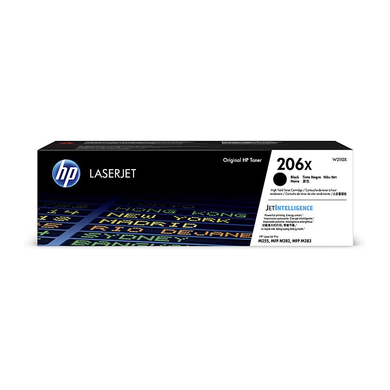 HP #206X Black Toner Cartridge W2110X