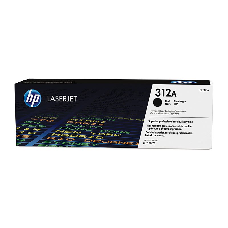 HP #312A Black Toner Cartridge CF380A