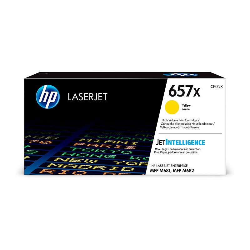 HP #657X Yellow Toner Cartridge CF472X