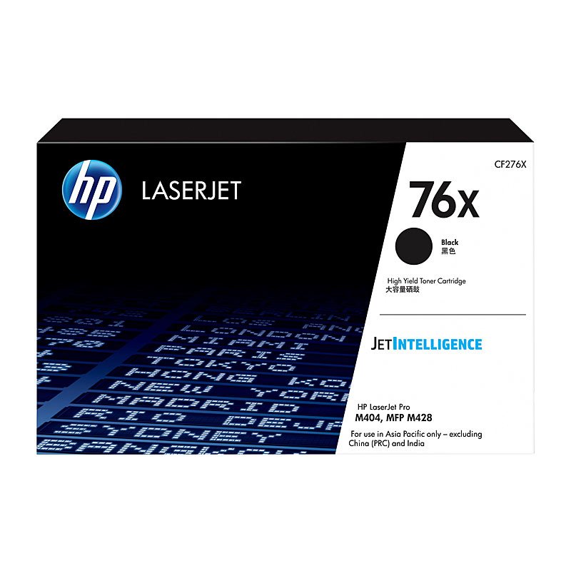 HP #76X Black Toner Cartridge CF276X