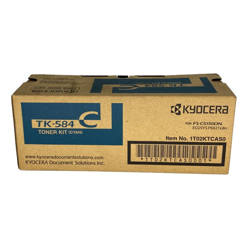 Kyocera TK584 Cyan Toner Cartridge