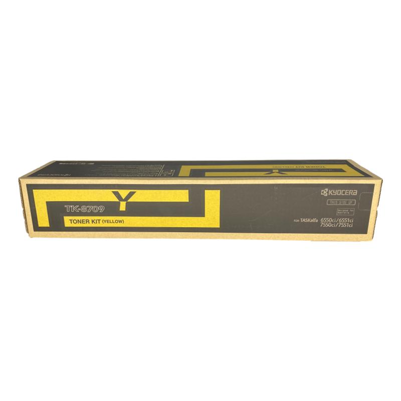 Kyocera TK8709Y Yellow Toner Cartridge