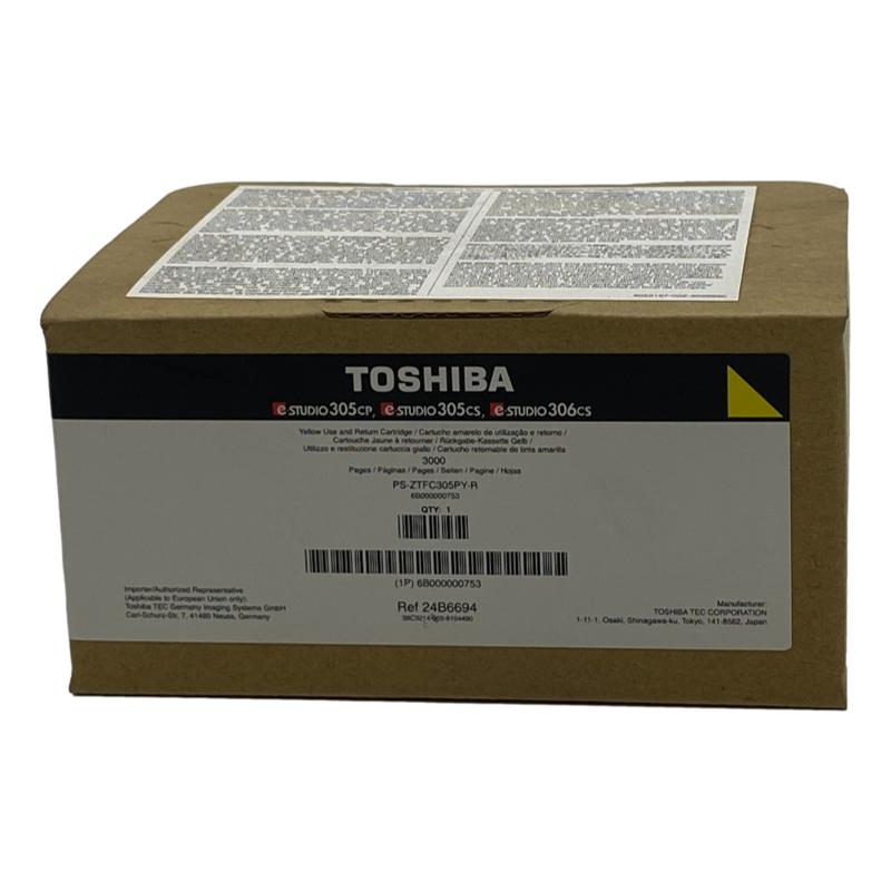 Toshiba TFC305PYR Toner Cartridge Yellow