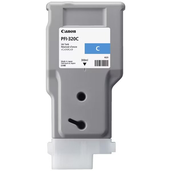 Canon PFI 320 Cyan Ink Cartridge